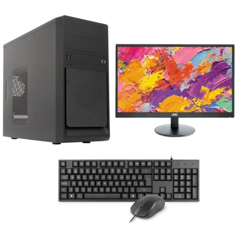 Epical-Q Pack Soho9 Intel Core i7-12700/32GB/1TB SSD + Monitor 23.6" + Teclado + Ratón EQ-PSH-Ei7-V1