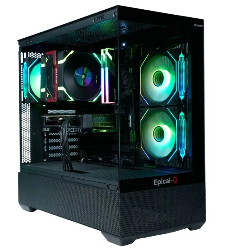 Epical-q Vranter Evo Amd Ryzen 5 7500f, 24gb, 1tb Ssd Nvme, Rx 9070 + Windows 11 Pro EQ-G-R5-V207-1
