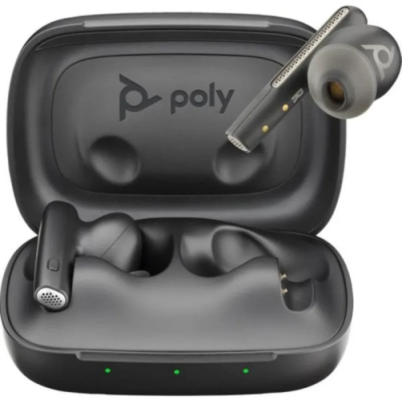 Estuche carga Poly Voyager Free 60 UC negro, protección robusta y ajuste perfecto 8L580AA