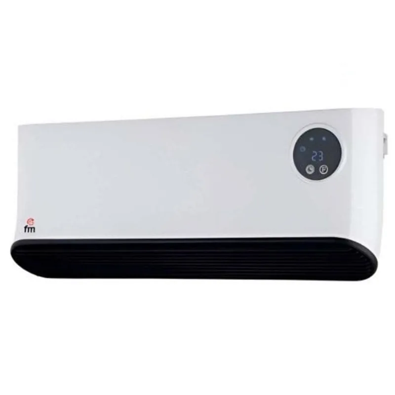 Estufa eléctrica Blanco 2000W pantalla digital mando distancia aire fresco/calefacción 8427561027628