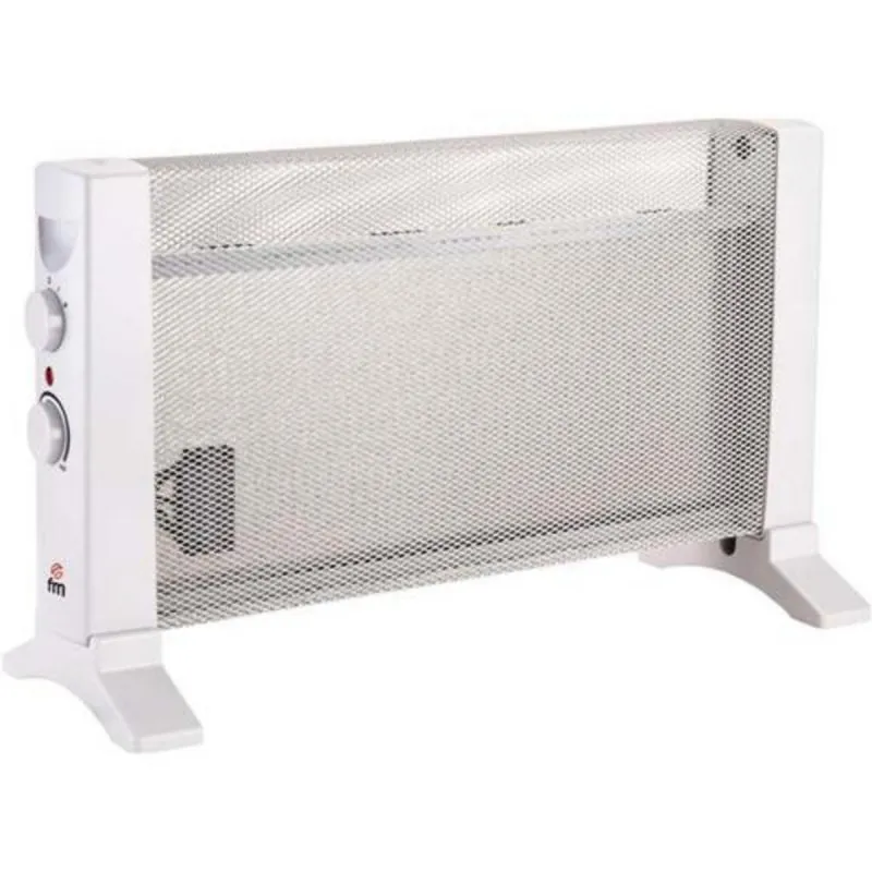 Estufa Eléctrica Compacta 600W Blanco Temperatura Ajustable Protección Antivuelco 8427561027482