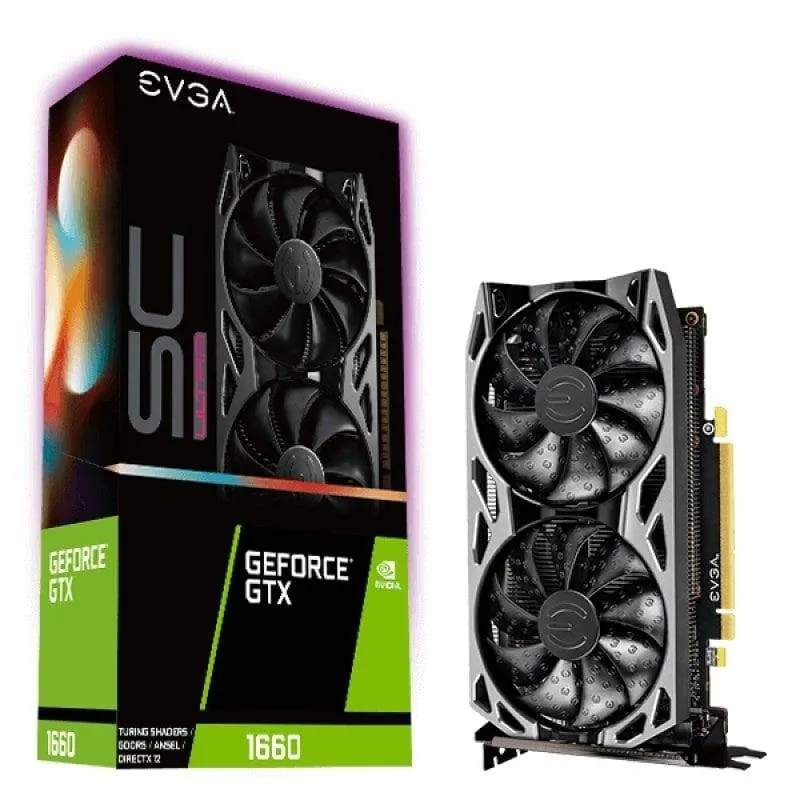EVGA GeForce GTX 1660 SC Ultra Gaming 6GB GDDR5 06G-P4-1067-KR