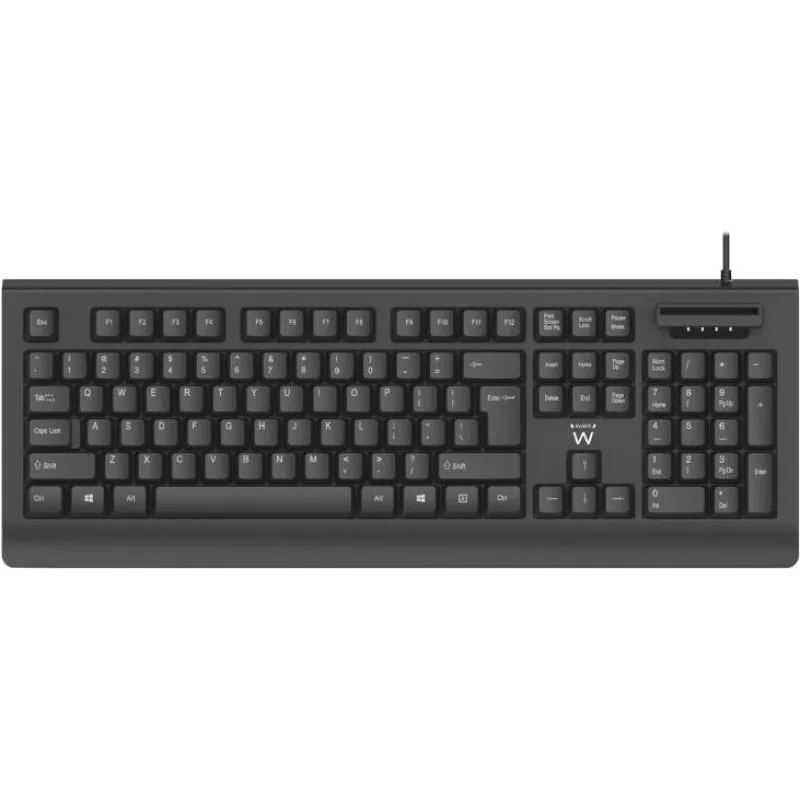 Ewent EW3286 Teclado Universal USB Qwerty Español Negro EW3286