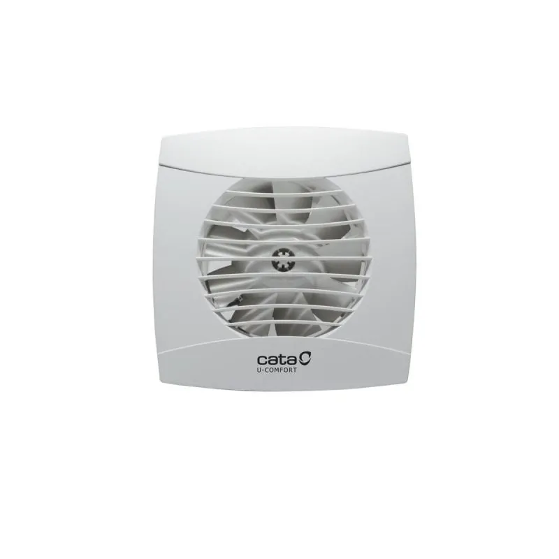Extractor de baño CATA UC-10 Timer 110m³/h 26dB Blanco Temporizador Carátula extraplana 01200100