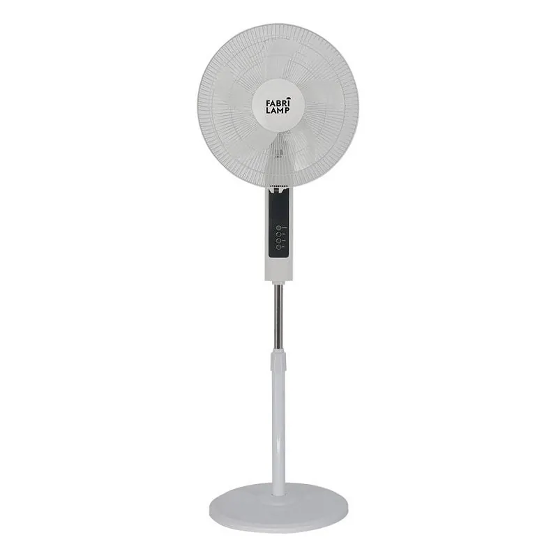 Fabrilamp Cacimbo Ventilador de Pie con Mando 45W Blanco 133441001