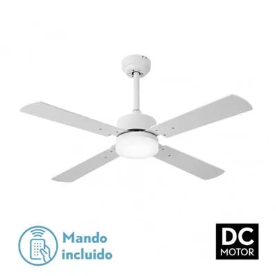 Fabrilamp Hupe Ventilador de Techo con Motor DC y Luz CCT 21W Blanco 173591401