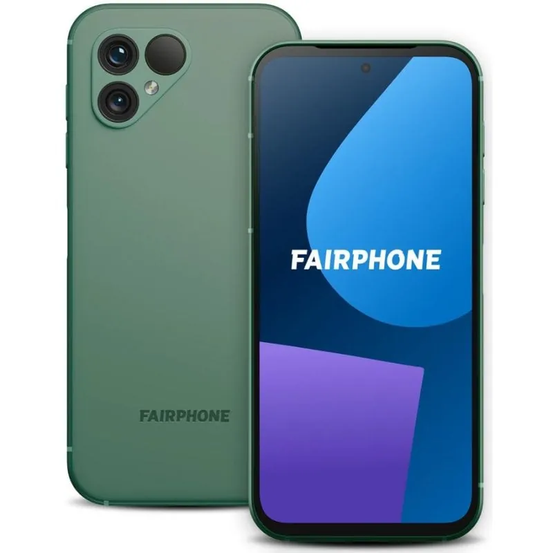 Fairphone 5 6GB 128GB 6.46" OLED 5G Dual SIM NFC IP55 Cámara 50MP Android 14 Verde F5FPHN-1GR-EU1