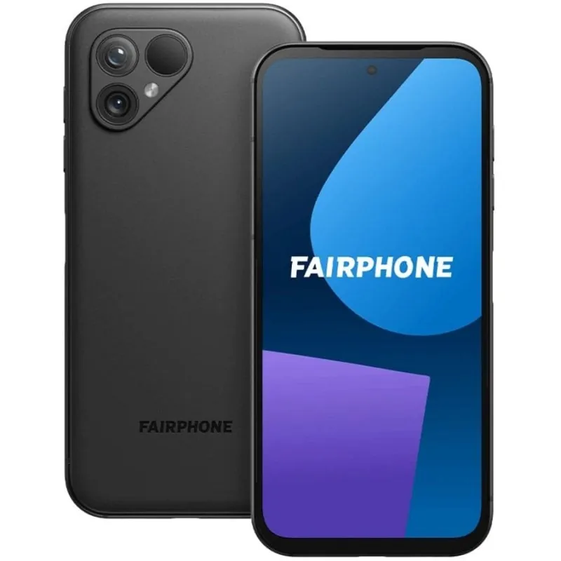 Fairphone 5 6GB 128GB 6.46" OLED 5G Dual SIM Cámara 50MP IP55 Android Negro F5FPHN-1ZW-EU1