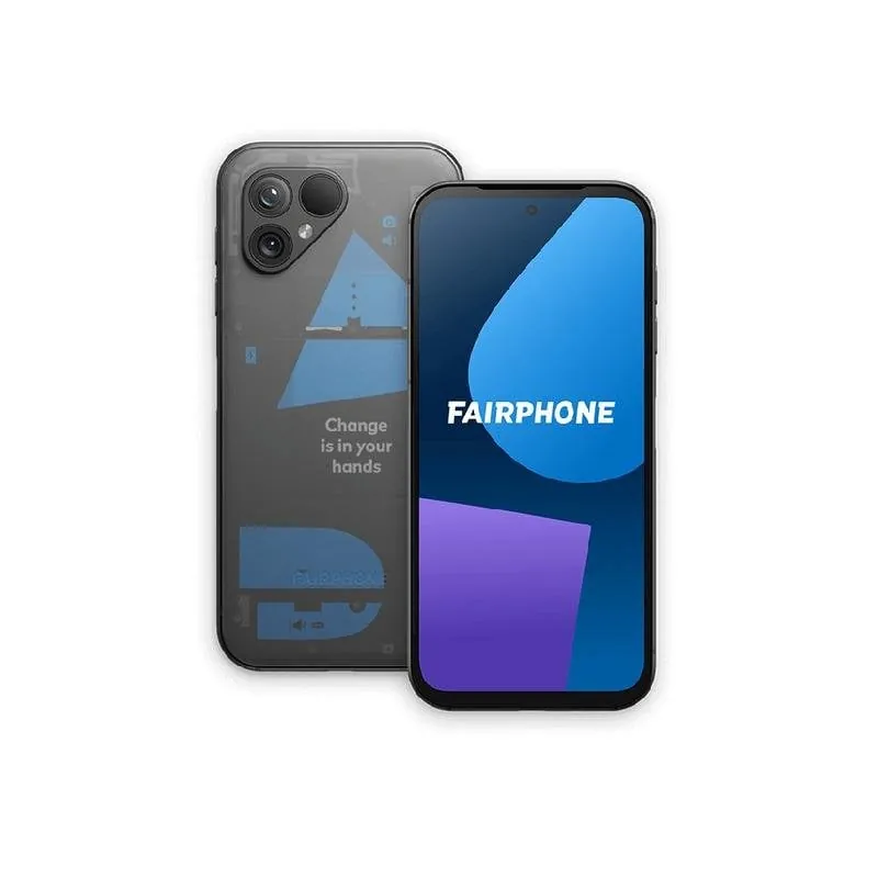 Fairphone 5 8GB 256GB 6.46" OLED 5G Dual SIM NFC IP55 Carga Rápida Android 14 Transparente F5FPHN-2TL-EU1
