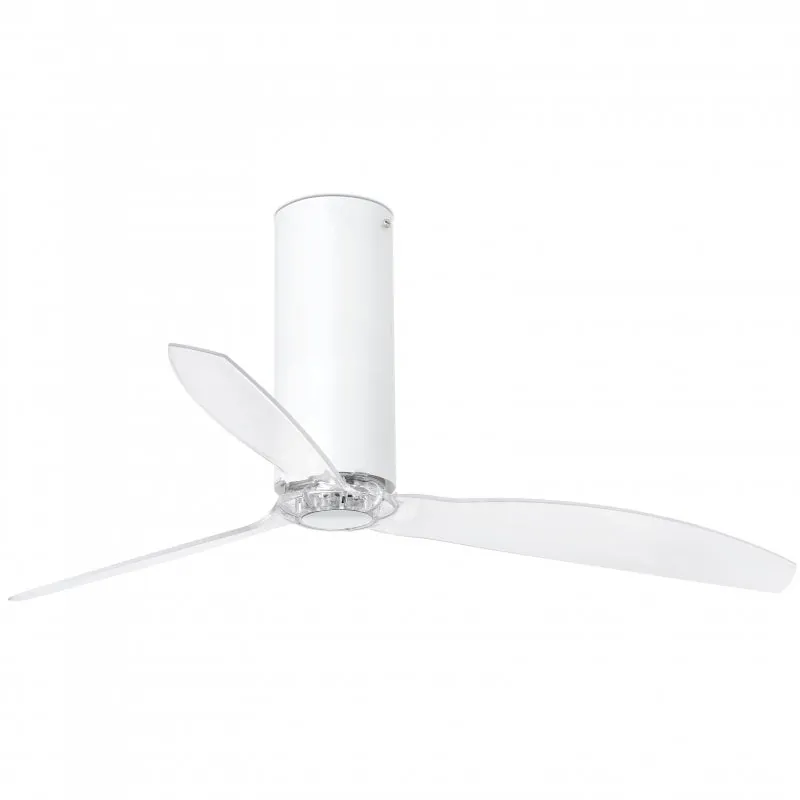 Faro Tube Fan Ventilador de Techo con Mando a Distancia 32W Blanco Mate 32034