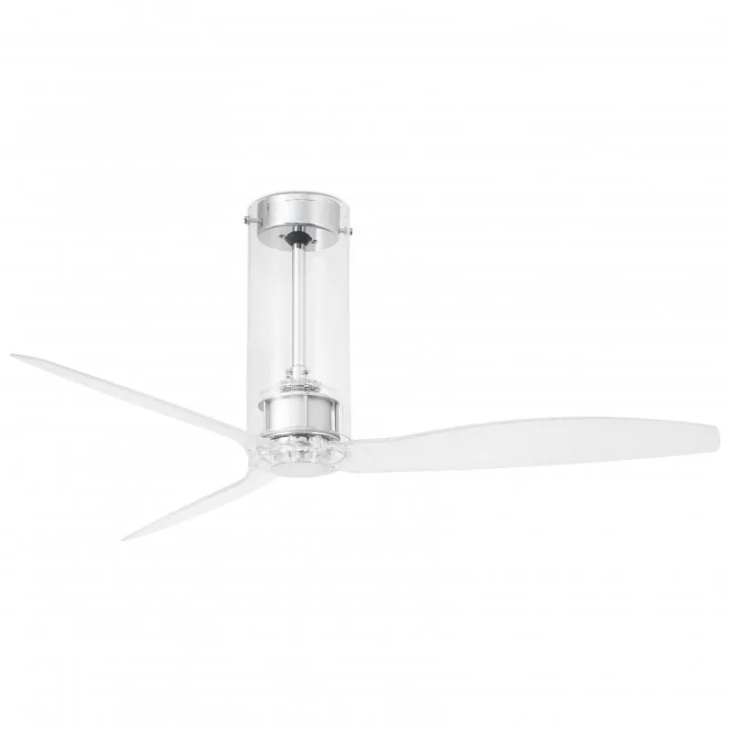 Faro Tube Fan Ventilador de Techo con Mando a Distancia 32W Transparente 33374