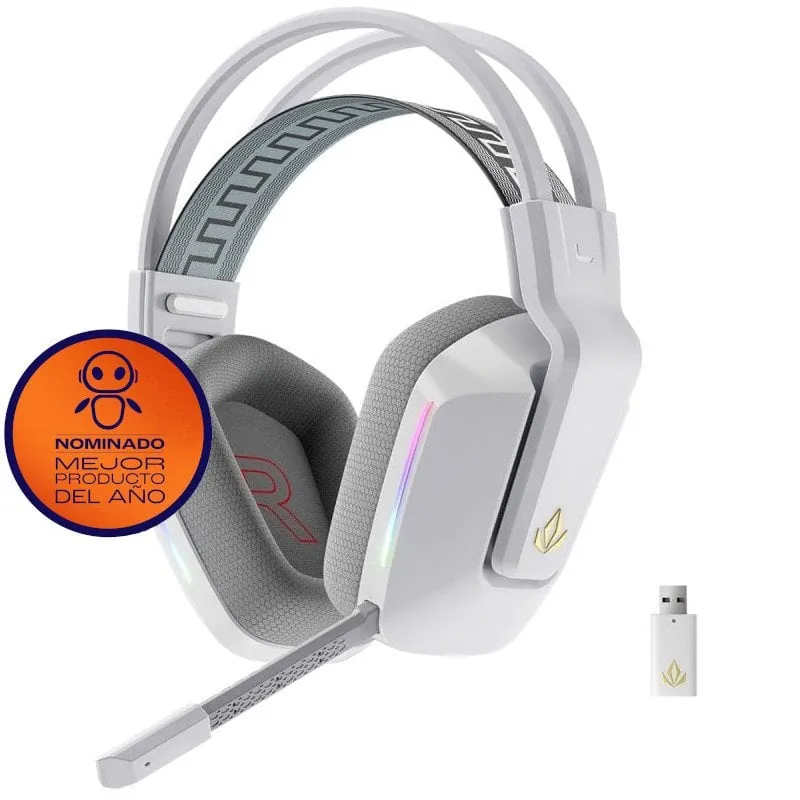 Forgeon Captain RGB Auriculares con Micrófono Inalámbricos Gaming Blancos FO-HEA-CAP1W