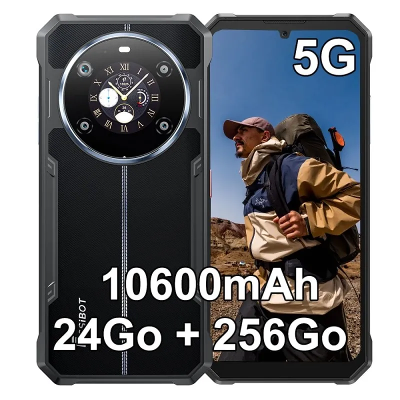 Fossibot F109 24GB RAM 256GB 5G 10600mAh Dual SIM Android 14 Robusto Fossibot-F109-blue
