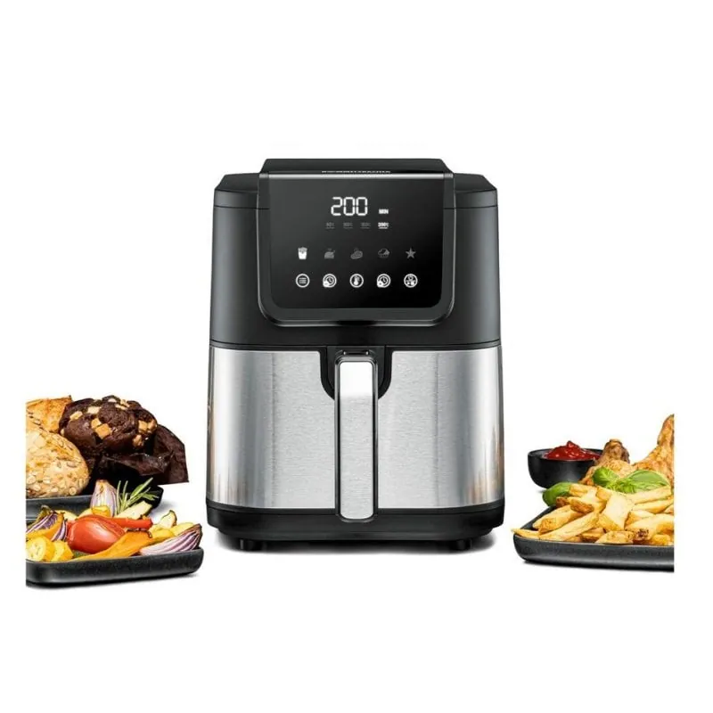 Freidora de Aire Rommelsbacher FRH 1500 5L 1500W con Temporizador LED y Control Táctil FRH 1500 XL