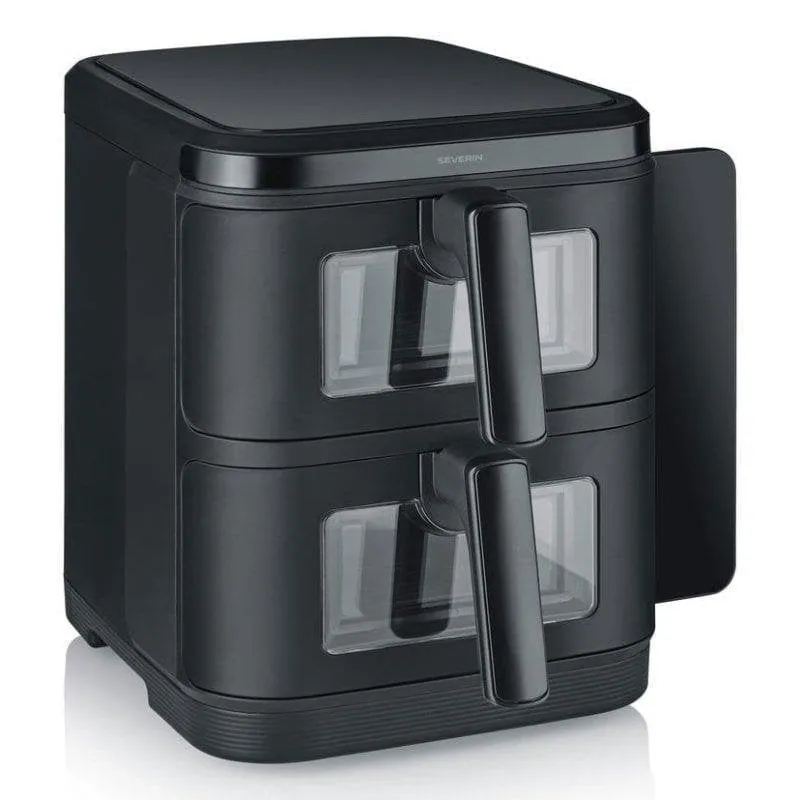 Freidora de aire Severin FR 2468 11 L 2800 W doble zona con pantalla LED 2468