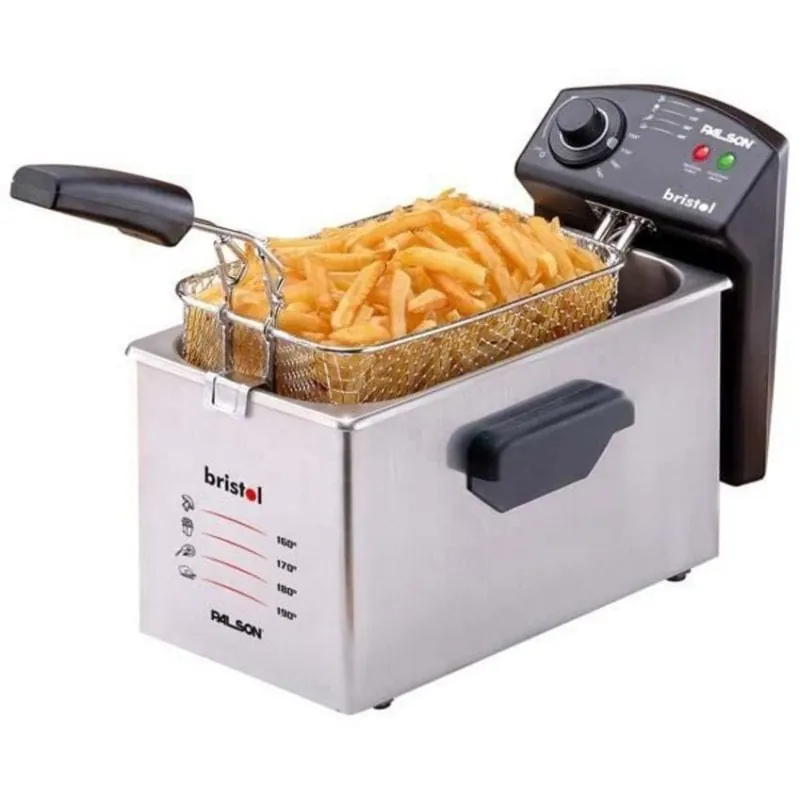 Freidora tradicional Palson Bristol 3 L 2200 W con acero inoxidable ARESDUO