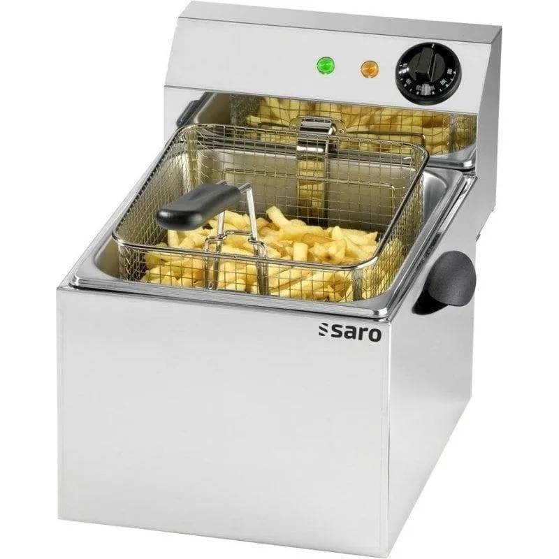 Freidora tradicional SARO PROFRI 6 6L 3250W inoxidable limpieza fácil 172-2050