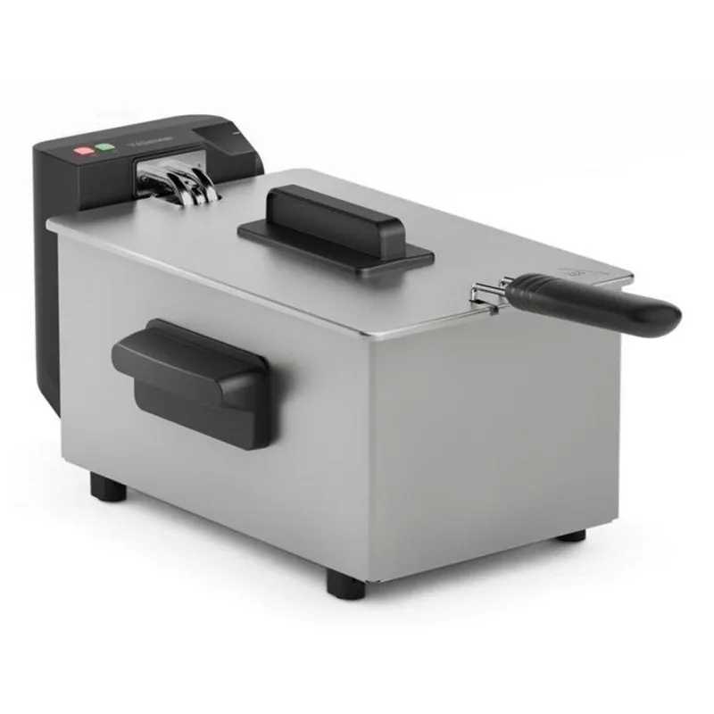 Freidora tradicional TriStar FR-9334 3L 2000W acero inoxidable extraíble FR-9334