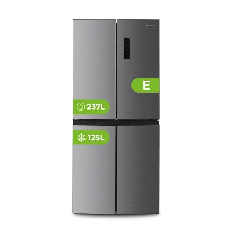 Frigorífico Americano Aspes A418801ENFDX No Frost 180cm 362L E Inox A418801ENFDX