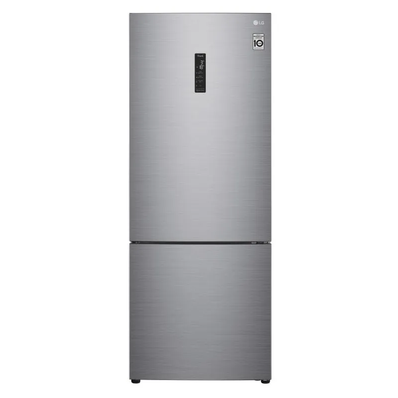 Frigorífico Combi LG GBB566PZHMN Total No Frost 185cm 462L E Plata WiFi GBB566PZHMN.APZQEUT