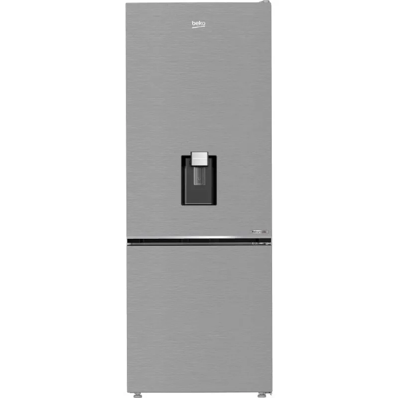 Frigorífico Beko Combi No Frost 192cm 490L E Metálico Dispensador Agua y Hielo 7295847604