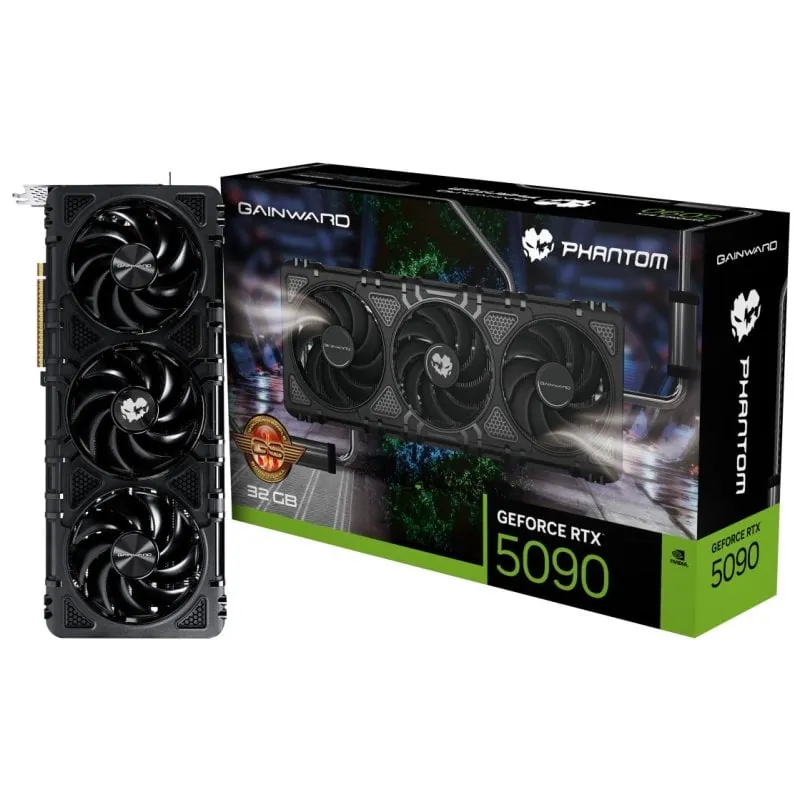 Gainward GeForce RTX 5090 Phantom GS 32GB GDDR7 Reflex 2 RTX AI DLSS4 NE75090S19R5-GB2020P