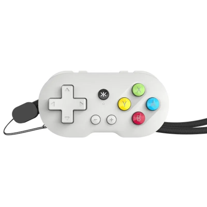 Gamepad CRKD Atom inalámbrico y alámbrico multiplataforma gris 24-AT-PG