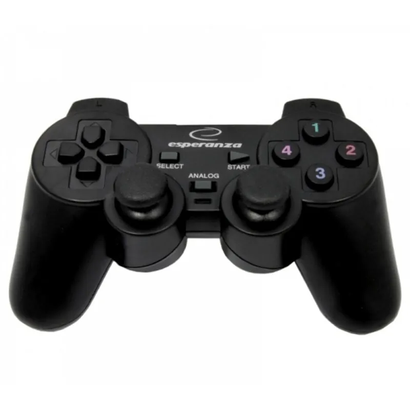 Gamepad Esperanza EG102 PC Playstation 3 Alámbrico USB 2.0 Negro EG102