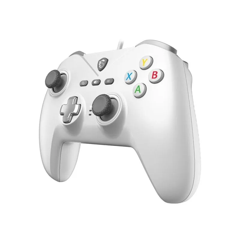 Gamepad MSI Force GC200 Blanco gatillos Hall vibración PC Android USB FORCE GC200 WHITE