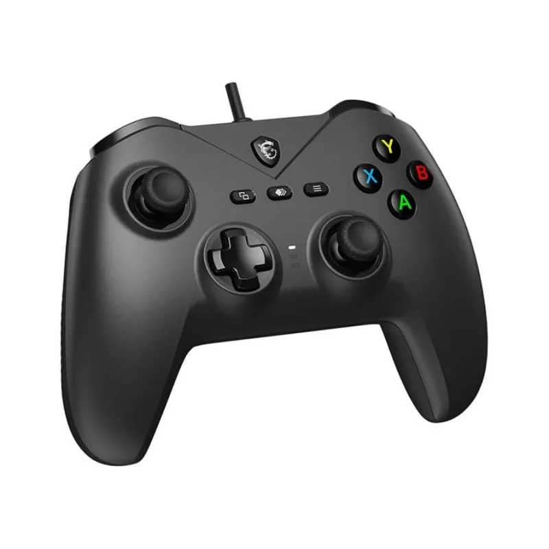 Gamepad MSI FORCE GC200 con cable USB, vibración y compatibilidad Android PC FORCE GC200