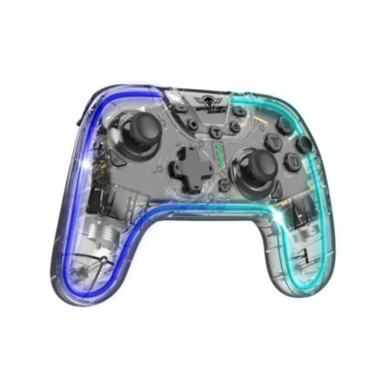 Gamepad Spirit of Gamer Pulse SOG-BTGPS1 RGB Bluetooth Transparente Wireless SOG-BTGPS1