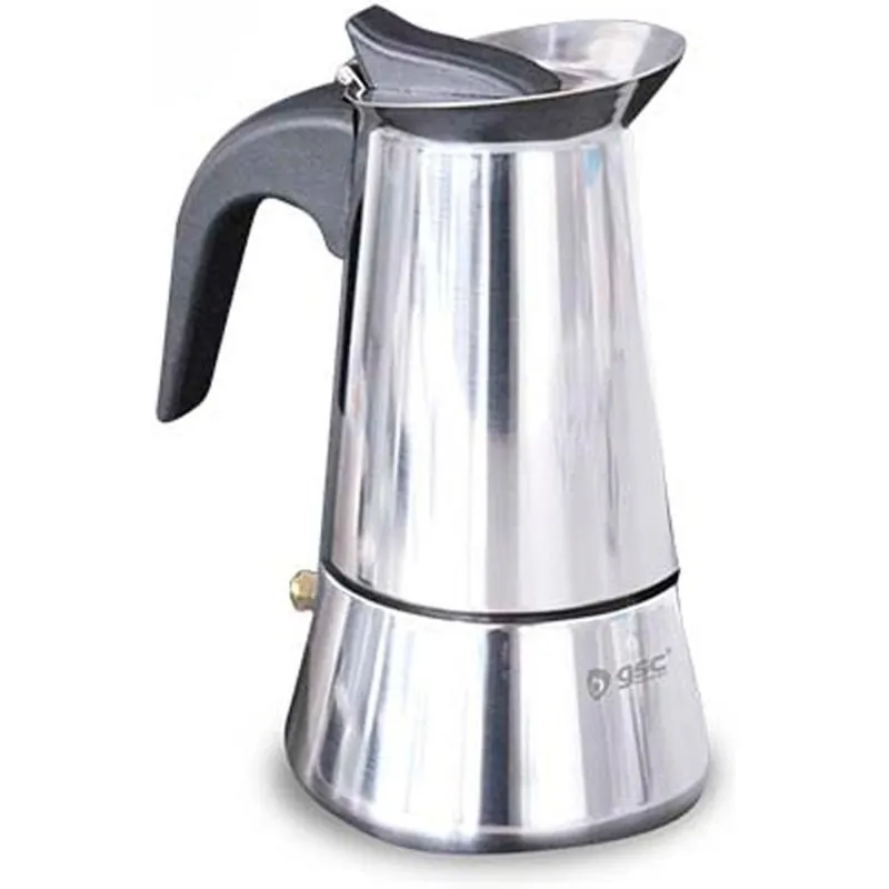 Garsaco Cafetera Inducción 6 Tazas Acero Inoxidable GS2199