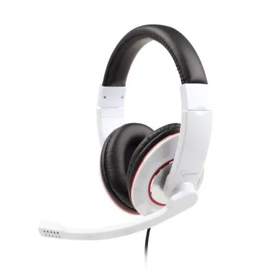 Gembird MHS-001-GW Auriculares Estéreo Blanco Brillante MHS-001-GW