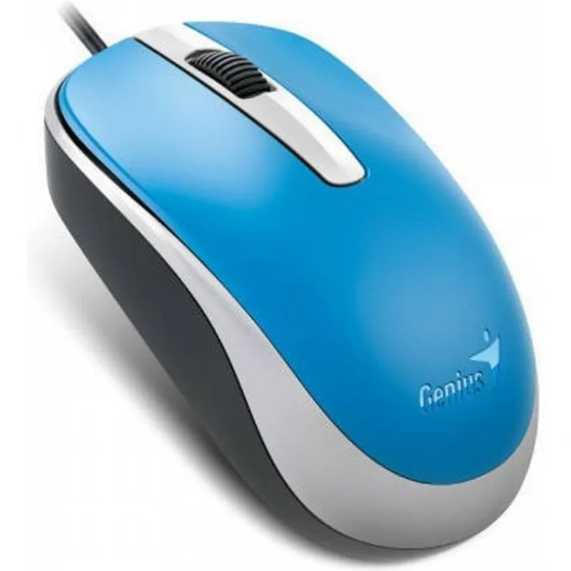 Genius DX-120 Ratón Óptico 1000 DPI Azul 31010105103