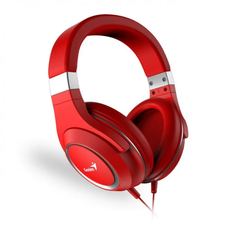 Genius HS-610 Auriculares con Micrófono Rojos 31710010402