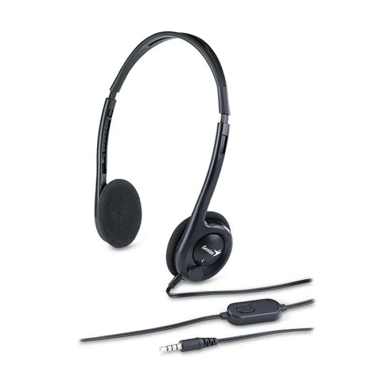 Genius HS-M200C Auriculares con Micrófono Negros 31710151103