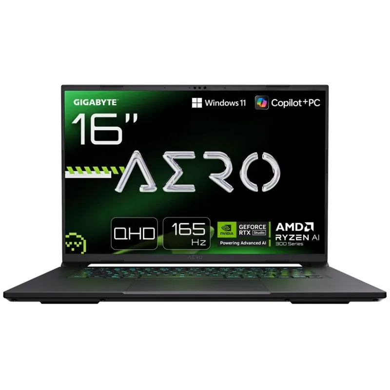 Gigabyte AERO X16 1VH93ESC94AH 16" AMD Ryzen AI 7 350 16GB 1TB SSD RTX 5060 Windows 11 GIGABYTE AERO X16 1VH93ESC94AH