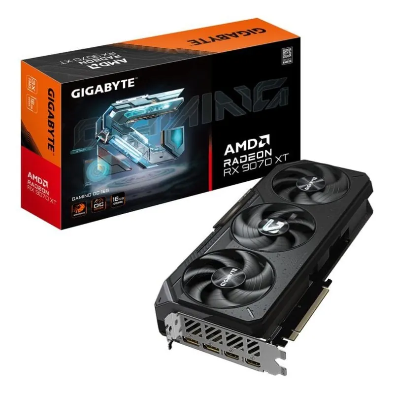 Gigabyte AMD Radeon RX 9070 XT GAMING OC 16GB GDDR6 FSR 4 GV-R9070XTGAMING OC-16GD