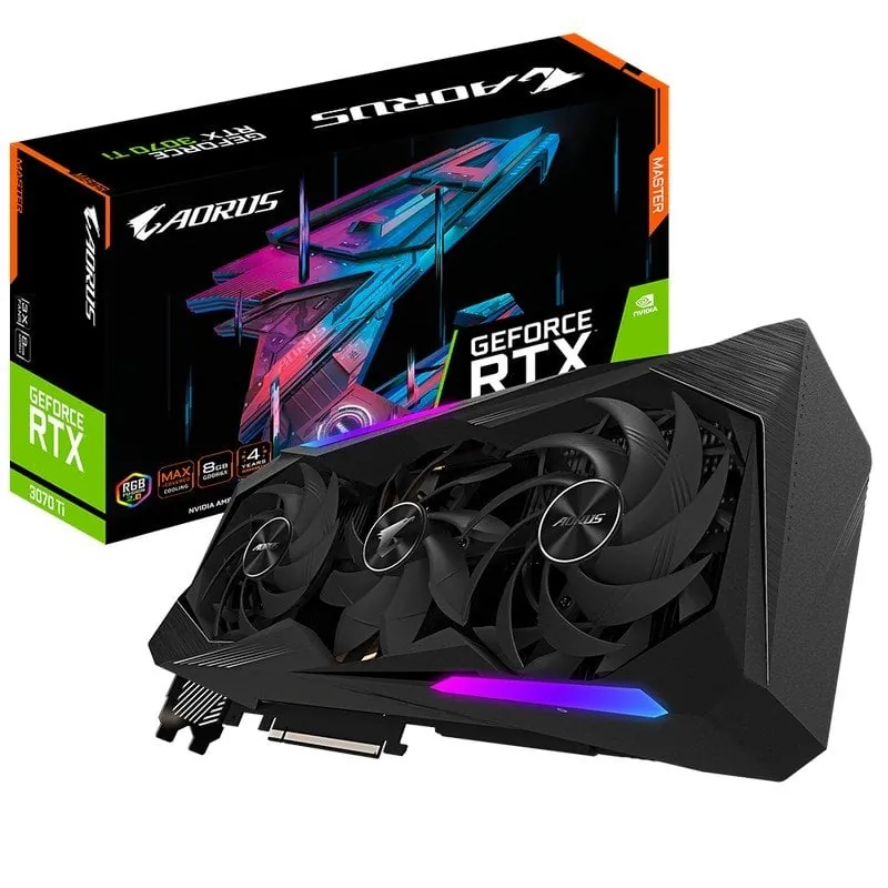 Gigabyte AORUS GeForce RTX 3070 Ti MASTER 8GB GDDR6 GVN307TAM-00-10