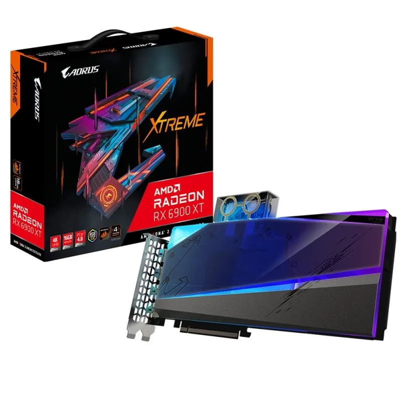 Gigabyte AORUS Radeon RX 6900 XT Xtreme WaterForce WB 16GB GDDR6 GV-R69XTAORUSX WB-16GD