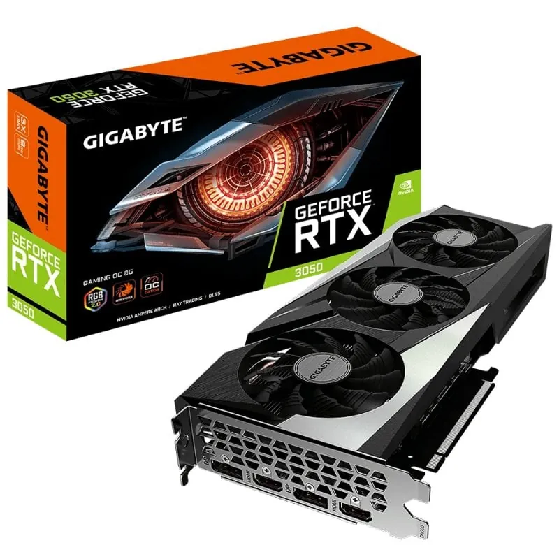 Gigabyte GeForce RTX 3050 GAMING OC 8GB GDDR6 GV-N3050GAMING OC-8GD