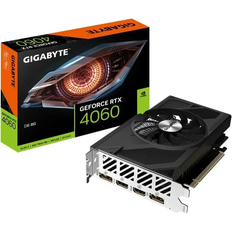 Gigabyte GeForce RTX 4060 D6 8GB GDDR6 DLSS3 GV-N4060D6-8GD