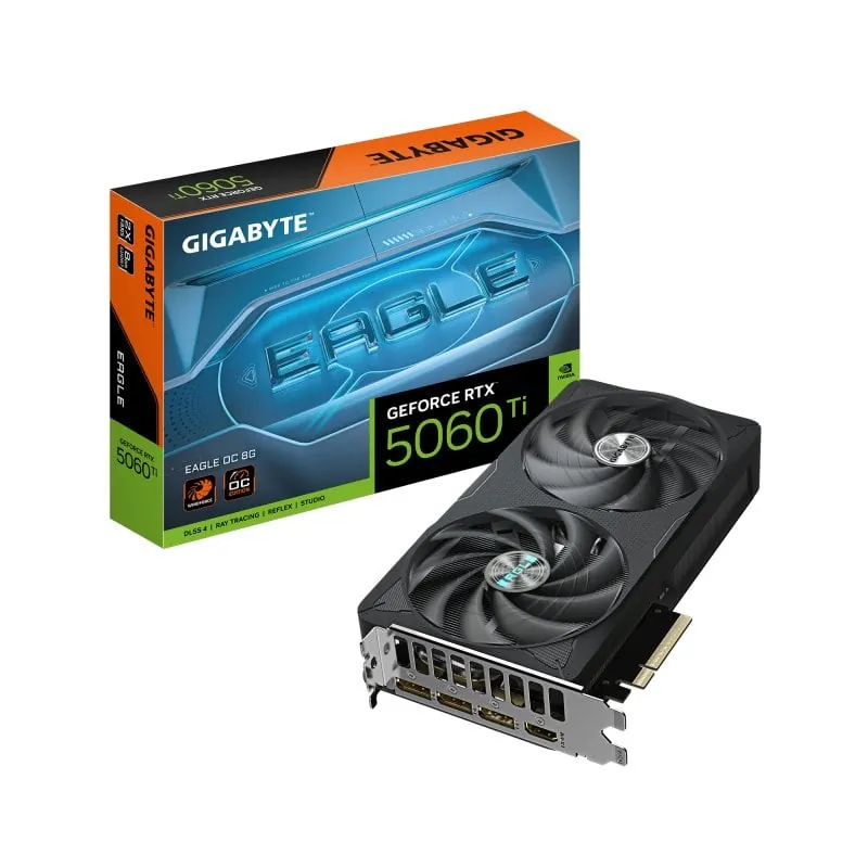 Gigabyte GeForce RTX 5060 Ti EAGLE OC 8GB GDDR7 Reflex 2 RTX AI DLSS4 GV-N506TEAGLE OC-8GD