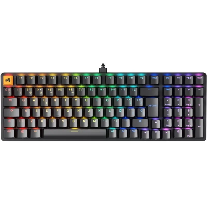 Glorious GMMK 2 96 Teclado Mecánico Gaming RGB Negro 96-FOX-ISO-B-ES