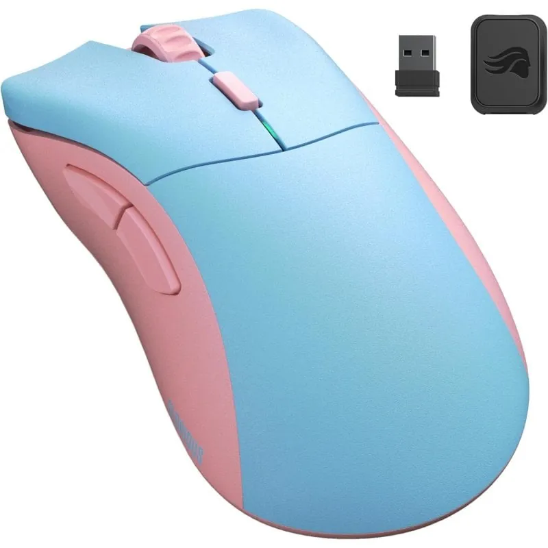 Glorious Model D Ratón Óptico Gaming Inalámbrico 19000 DPI GLO-MS-PDW-SKY-FORGE