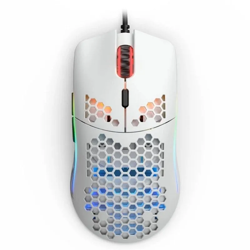 Glorious PC Gaming Race Model D Minus Ratón Gaming 12000DPI Blanco GLO-MS-DM-MW