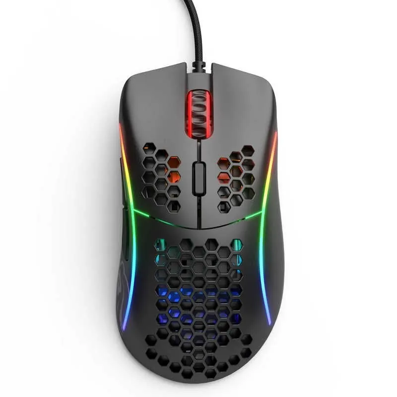 Glorious PC Gaming Race Model D Minus Ratón Gaming 12000DPI Negro GLO-MS-DM-MB