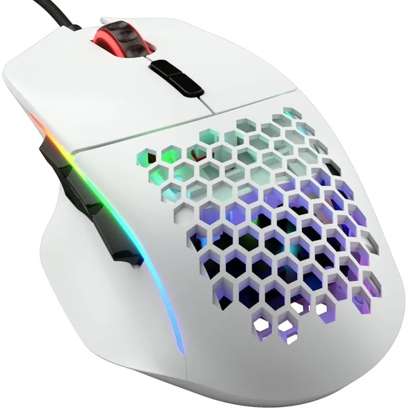 Glorious PC Gaming Race Model I Ratón Óptico Gaming USB-A 19000 DPI Blanco GLO-MS-I-MW