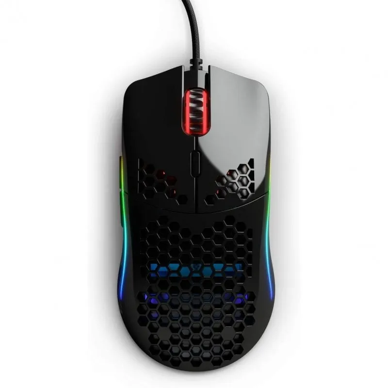 Glorious PC Gaming Race Model O Minus Ratón Gaming 3200 DPI Negro Brillante GOM-GBLACK