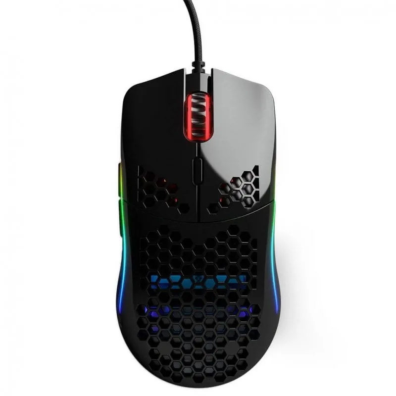 Glorious PC Gaming Race Model O Ratón Gaming 12000 DPI Negro Brillante GO-GBLACK